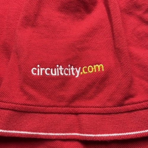 Vintage Circuit City Employee rotes Poloshirt kurzarm | Herren Größe XL - Bild 6 von 12