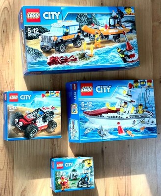 Lego  City  60165 Coast Guard usw.    4x nur Karton   Leerkarton