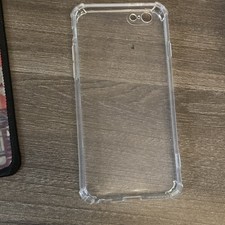 Clear Shockproof TPU Hard Back Case with Dual Camera Cutout Transparent Design