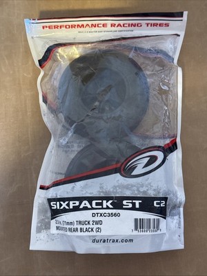 Duratrax 2.8'' (71mm) Mounted RC Car Tires - C2 Compound ''DTXC3560''