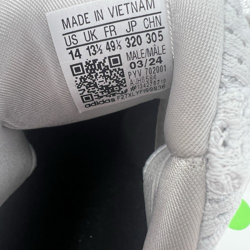 Scarpe da corsa Adidas Ultra Boost 1.0 bianco verde specchio JH6584 uomo taglia 14 - Foto 12 di 12