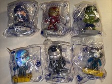 6 Lot Mcdonalds Happy Meal Toys Marvel Avengers 2019 - New, Sealed