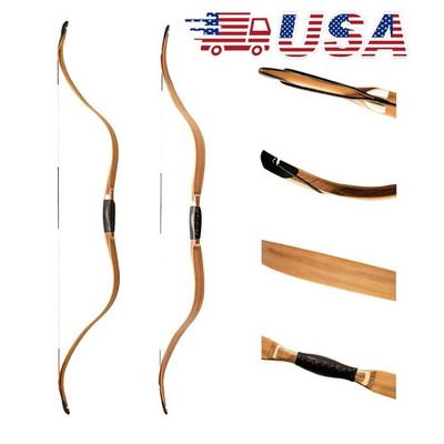 AF Archery 54'' Traditional Horse Bow Oak Tatar Recurve Hunting Archery Bow