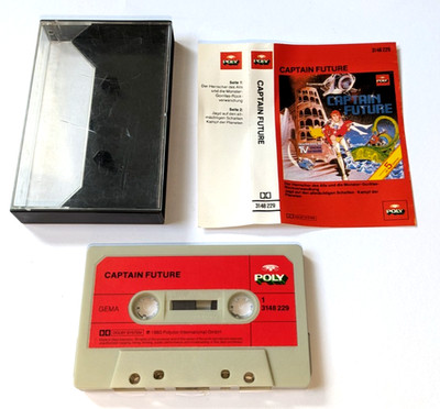 MC Hörspiel Kassette Captain Future Nr. 1 Herrscher des Alls 1980 Poly #1