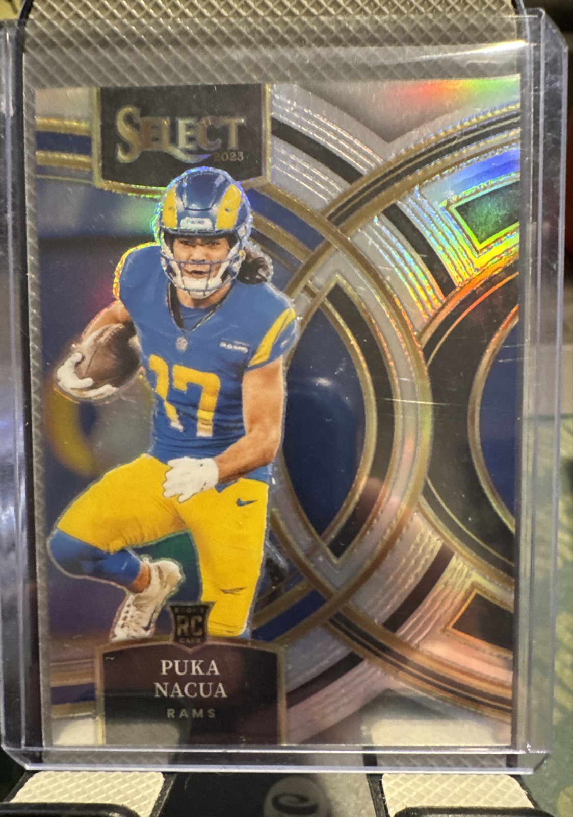 2023 Panini Select - Premier Level Puka Nacua #199 Silver Prizm (RC)