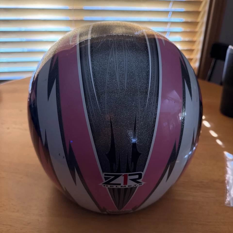 Z1R Stance Motorcycle Helmet Full Shield Gray Pink Black M Snell DOT | Y85 (NEW) - Image 3 of 4