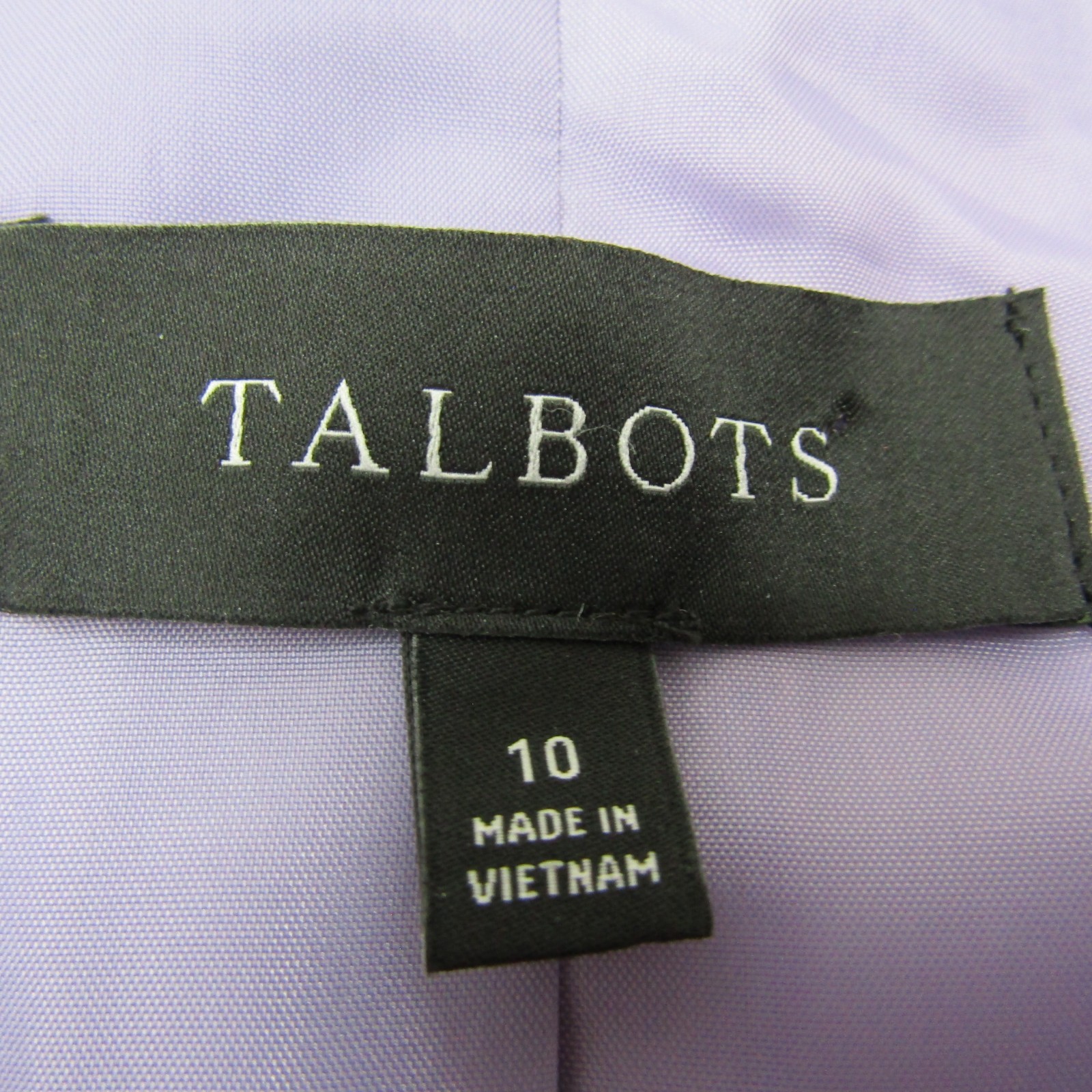 Talbots Blazer Jacket Button Up Collarless Women … - image 6