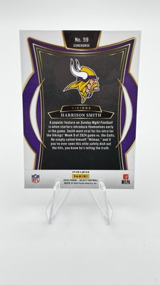 2024 Panini Select - Concourse Harrison Smith #59 Red & Blue Prizm
