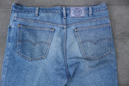 Vintage 90er Levi Strauss Silber Medaille Jeans helle Waschung distressed Herren Gr. 36x32 - Bild 9 von 12