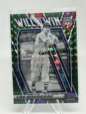 2021 Panini Mosaic #WTW11 Lou Boudreau Will to Win Green