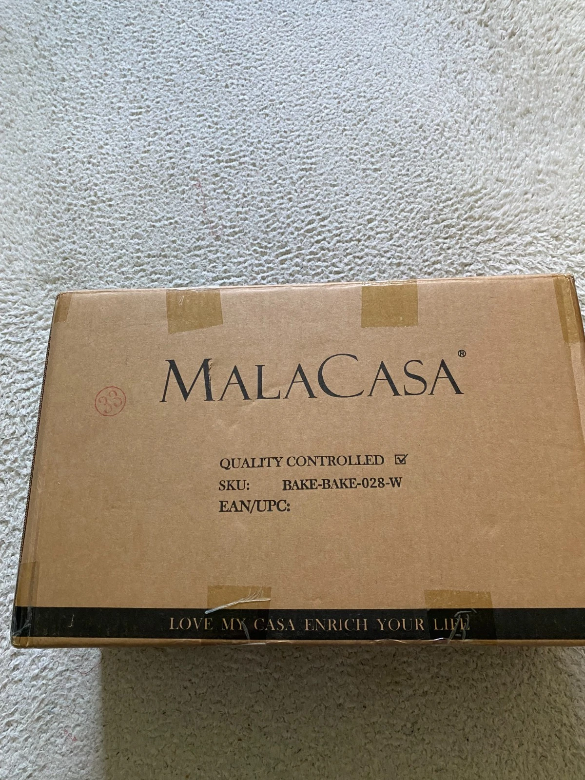 Malacasa 4Pcs Casserole Dishes Porcelain Baking Dishes Ceramic Bakeware Set