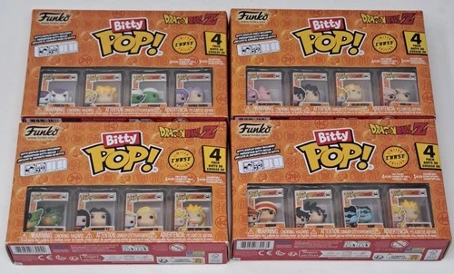 Dragon Ball Z Funko Bitty Pops Lot – Complete Set of 16 – Chase Edition – NIB