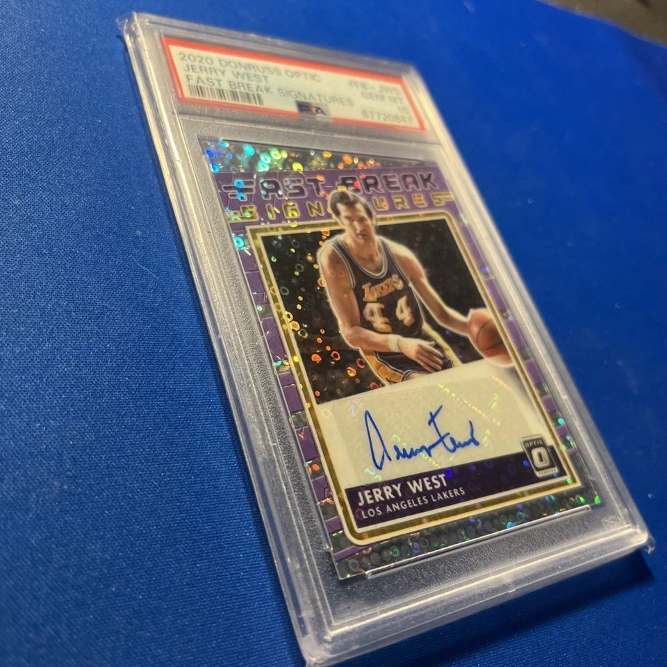 2020-21 帕尼尼 Donruss Optic - 快速突破签名 Jerry West #FB-JWS (AU) — 第 3/3 张图片