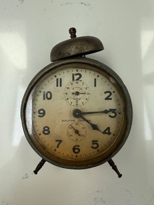 antique german clock mauthe Zentra 1930s