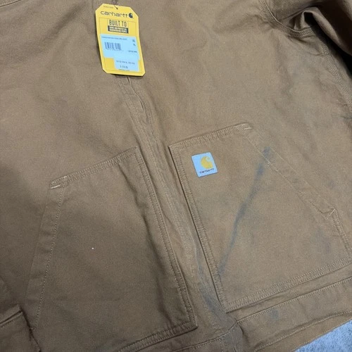 Carhartt Men Rugged Flex Duck Insulated Fleece Lined Jacket MSRP $120 Size XL image 2