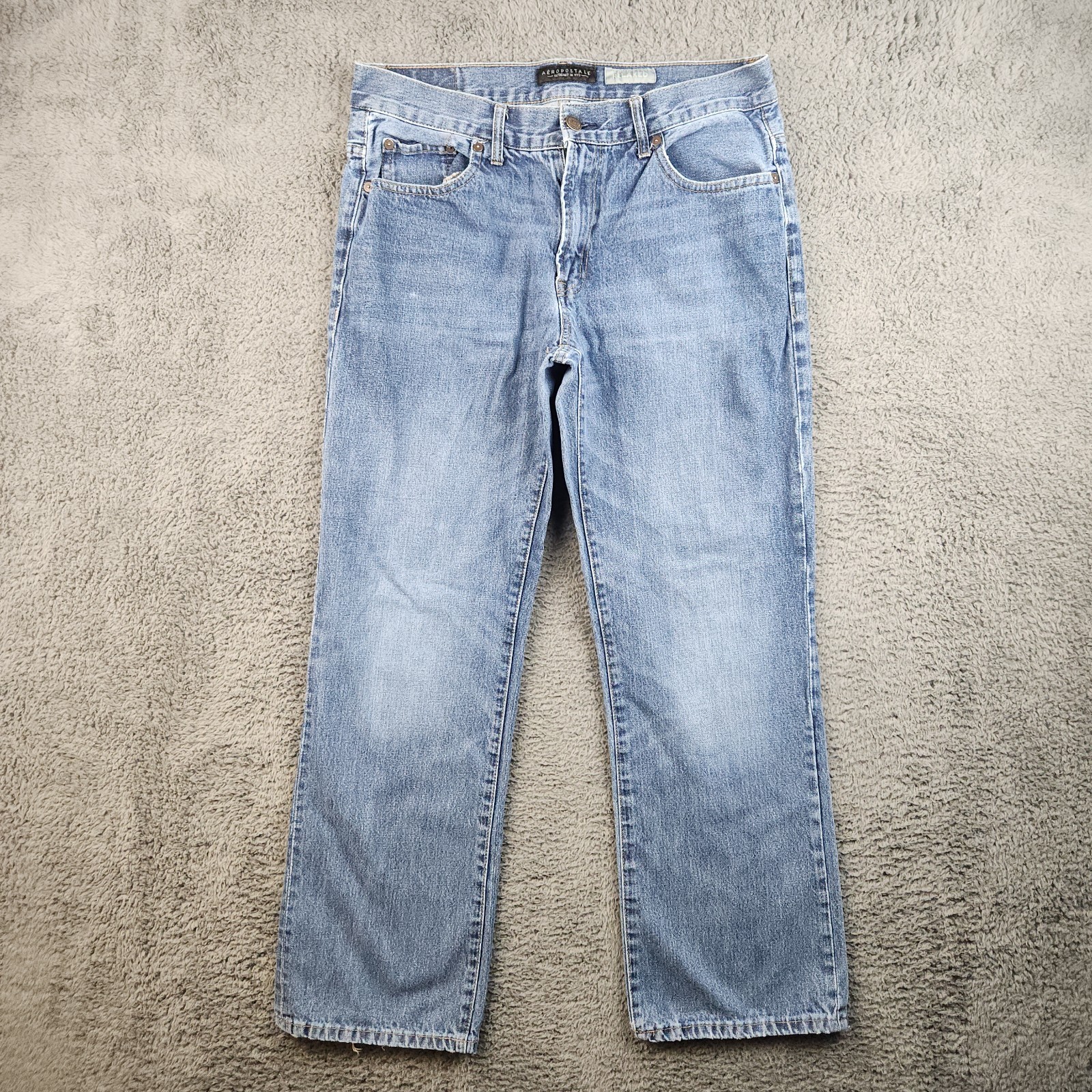 Size 32x30 Classic Cotton Faded Denim Pants