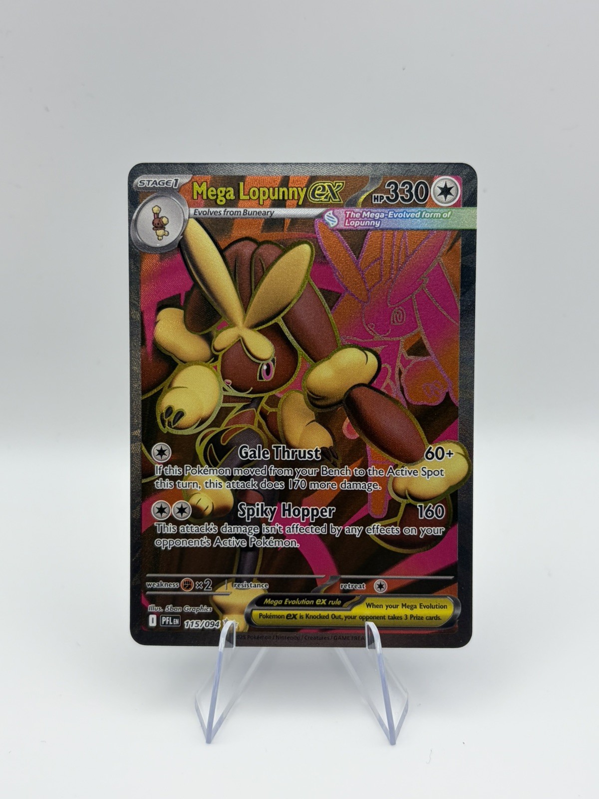 Mega Lopunny ex 115/094 Phantasmal Flames