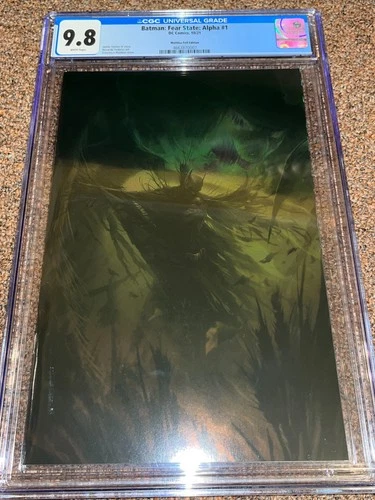 Batman Fear State Alpha 1 Mattina Virgin Foil Variant Cover, CGC Graded 9.8
