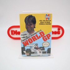 NES Nintendo Game MICHAEL ANDRETTI'S WORLD GP -NEW & Factory Sealed with H-Seam!