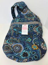 Yoga Mat Bag  Peacock Paisley Print  Pockets Adjustable Straps  NWT