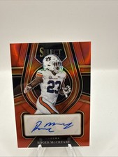 2022 Panini Select Draft Picks - Rookie Signatures Roger McCreary #RS-RMC Red...