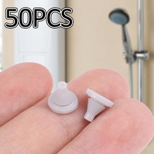 50x Shower Head Spray Hole Silicone Nozzles Accessories Round Nibs Universal