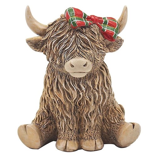 Happy Highland & Hughie Cow Ornament Gift Boxed - Picture 5 of 11