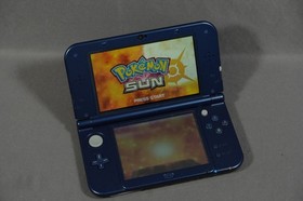New Nintendo 3DS XL Galaxy Edition RED-001 with Charger Stylus Pokemon Sun