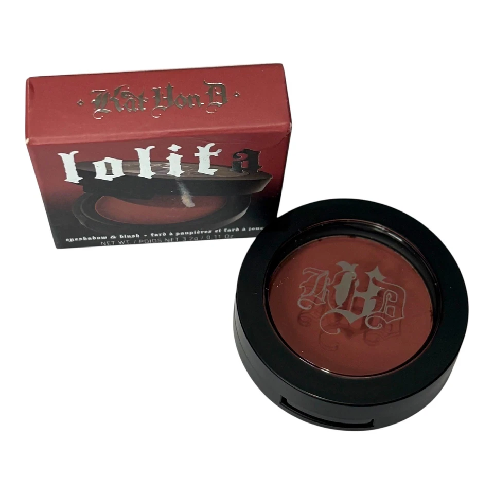 Sombra de ojos y rubor KAT VON D KVD Lolita edición limitada tamaño completo 0,11 OZ NUEVO Foto 2 de 4