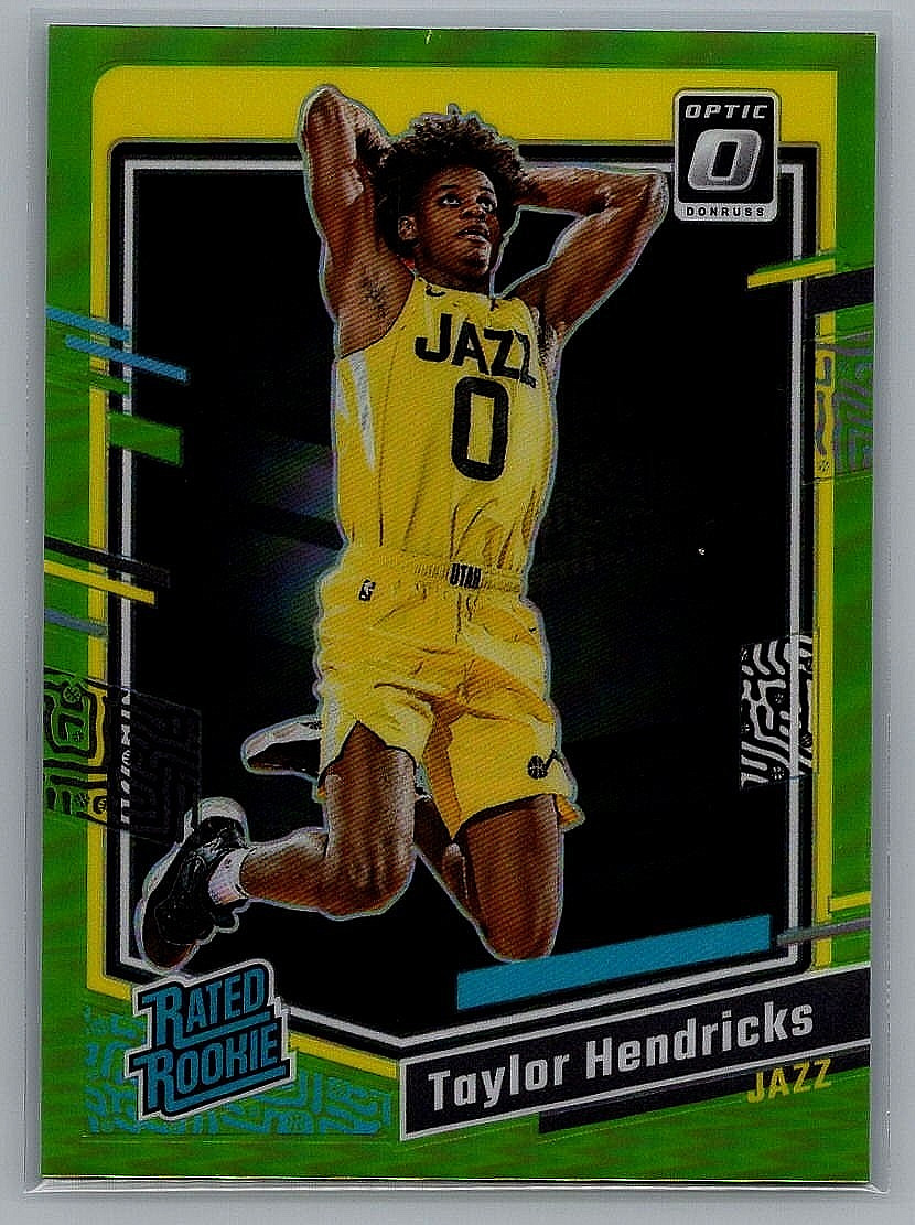 2023-24 Donruss Optic Rated Rookie Taylor Hendricks #233 Lime Green /149 (RC) *