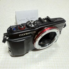 Olympus Pen Lite E-PL6 Black Mirrorless Digital Camera Body MFT Micro 16.05MP