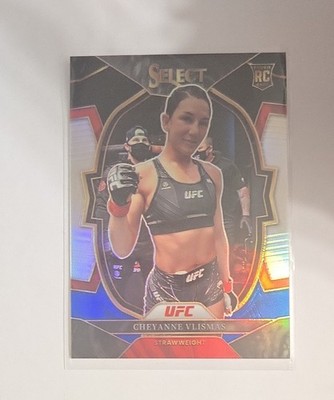2023 Panini Select UFC-Concourse Cheyanne Vlismas #80 Black & Blue Prizm /49 (RC