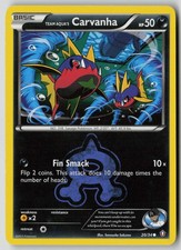 Team Aqua's Carvanha 20/34 Common Double Crisis Pokemon NM on eBay