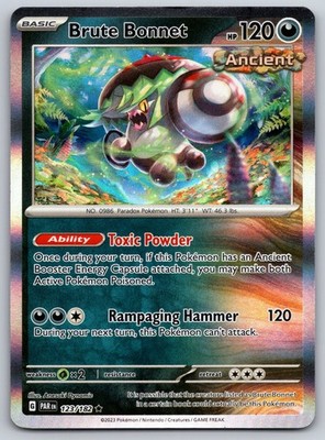 Brute Bonnet - Holo 123/182 SV04: Paradox Rift Rare MP