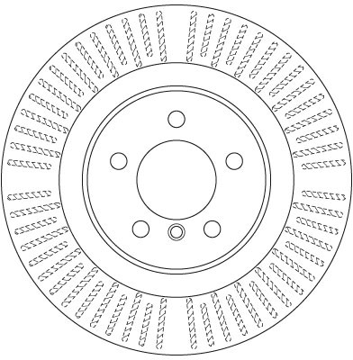 2x BRAKE DISC DF6507S FOR LAND ROVER RANGE/III 448PN 4.4L M62 B44 4.4L 8cyl 2.9L - Picture 3 of 18
