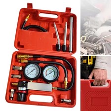 Cylinder Leak Down Tester Car Gasoline Engine Dual Gauge Leakdown Detector Tool