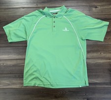 Pebble Beach Performance Men's XL Green Golf Polo Short Sleeve Shirt