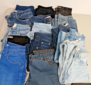 WOMEN'S JEANS BUNDLE x 15 sizes S L inc NEW LOOK ZARA NEXT M&S