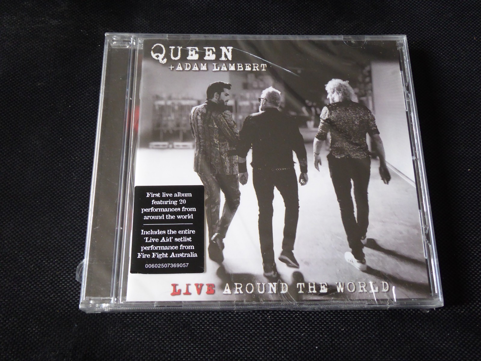 Queen  + Adam Lambert - Live Around The World (SEALED CD 2020) REPLACEMENT CASE