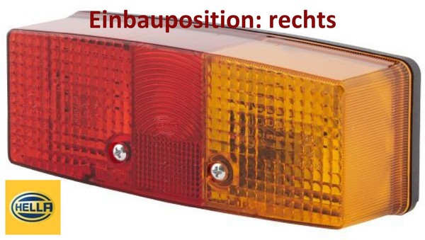 Hella 2SE997111-021 Heckleuchte Rechts RüCklicht Hecklicht RüCkleuchte-image