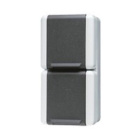 Jung Schuko-Steckdose 2-Fach 822 W Steckdosen 822W Schuko-Steckdose