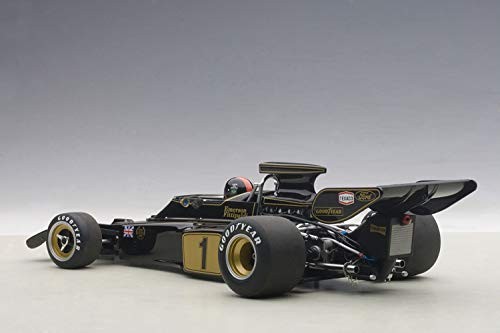 AUTOart 1/18 Lotus 72E 1973 1 Model Car w/Emerson Fittipaldi Figure Race Car - Afbeelding 6 van 10