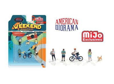 American Diorama AD2402MJ Weekend Warriors, Diecast Figure's 1:64