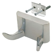 GRAINGER APPROVED 16241 Robe Hook,Metal,Brushed,2 1/4 in W 447P26