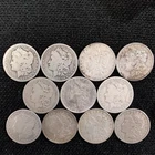 Lot of 11-1880-1890's Morgan $1 Silver Dollars-Multi mint marks and dates