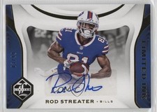 2018 Panini Limited Limited INK 83/99 Rod Streater #LI-RS Auto 5w7