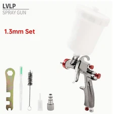 LVLP Air Spray Gun with 1.3mm Nozzle,for Primer Cars & House DIY Painting Gun