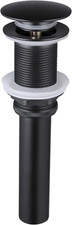 KES Bathroom Sink Drain without Overflow Vessel Sink Lavatory Vanity Pop up Drai