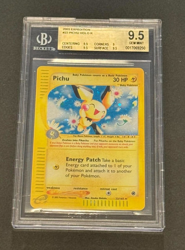 Pichu graded BGS 9.5 for sale on eBay