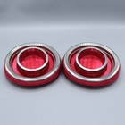 Stainless Polished Trim - Printed Mopar 1964 Dodge Dart Taillight Lens SET